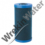 CFB10PLUSBB - Carbon Fibre 10in BIG BLUE Block filter for Chlorine Reduction